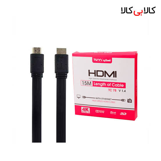 کابل HDMI برند تسکو مدل TC 78 طول 15 متر ا TSCO HDMI Cable TC 78 15M