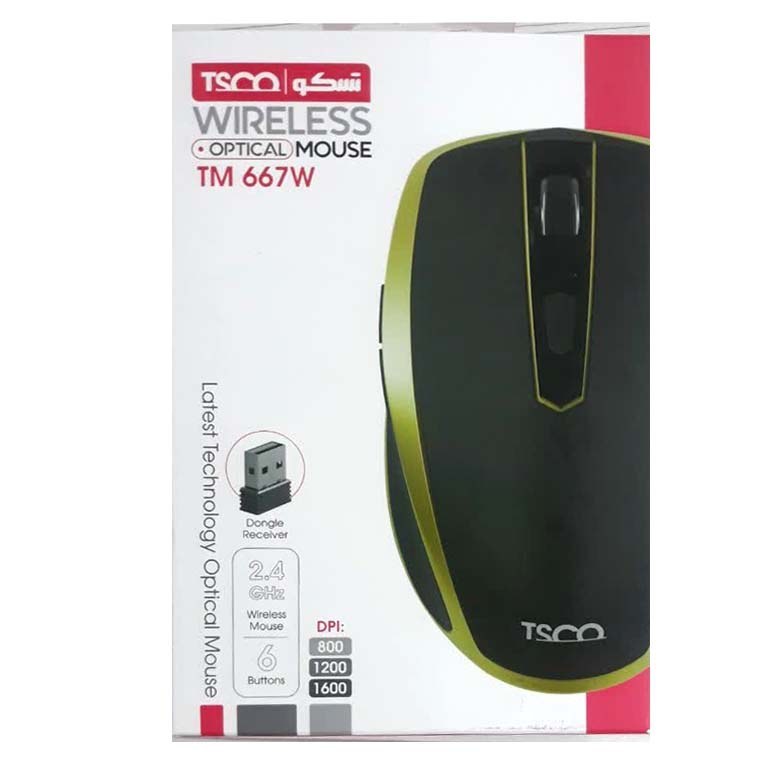 ماوس بی سیم تسکو مدل TM 667W