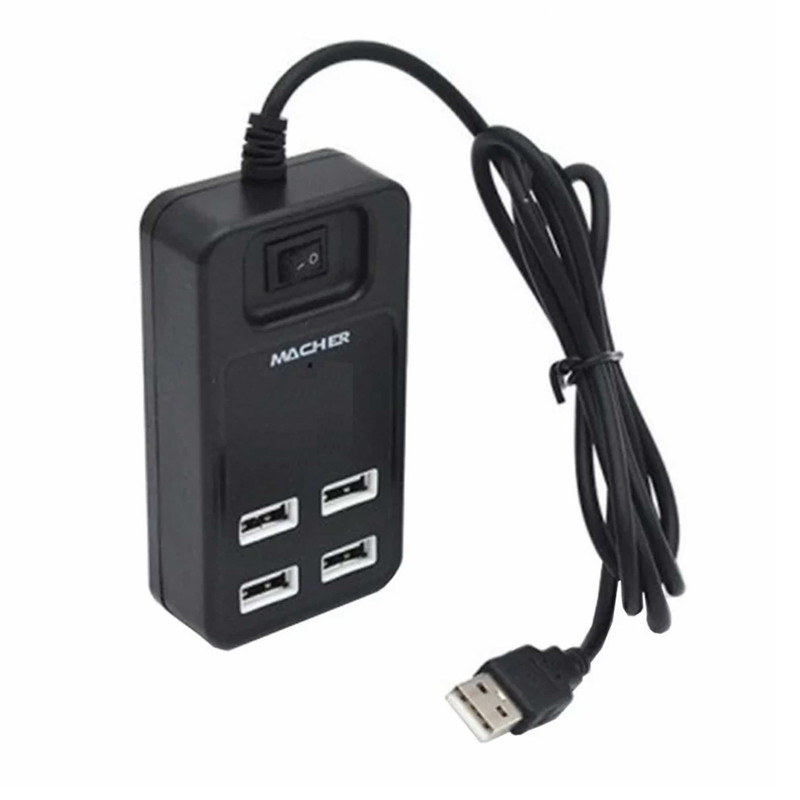 هاب 3 پورت USB 2.0 4 پورت مچر مدل mr-143