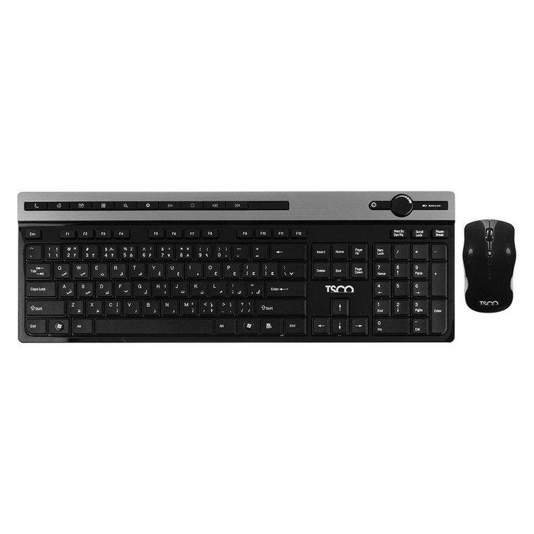 کیبورد بی سیم تسکو مدل TKM7106W همراه با موس بیسیم