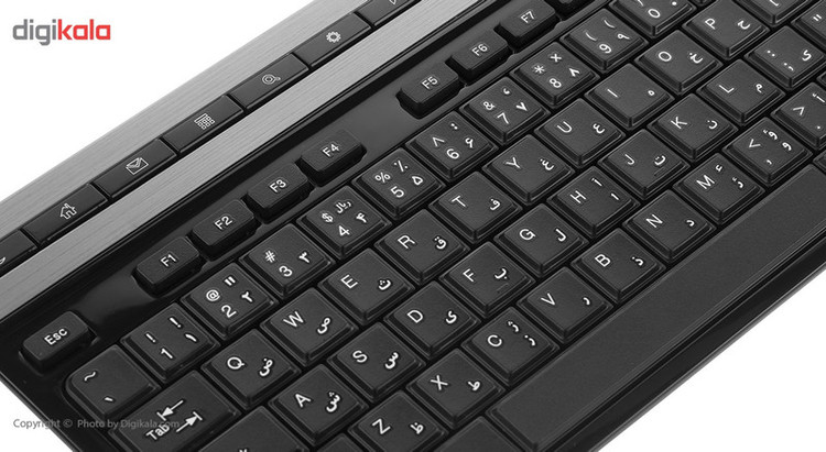 کیبورد بی سیم تسکو مدل TKM7106W همراه با موس بیسیم