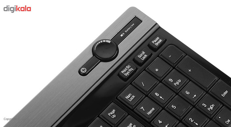 کیبورد بی سیم تسکو مدل TKM7106W همراه با موس بیسیم