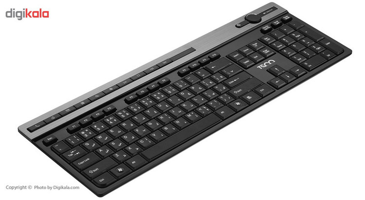 کیبورد بی سیم تسکو مدل TKM7106W همراه با موس بیسیم