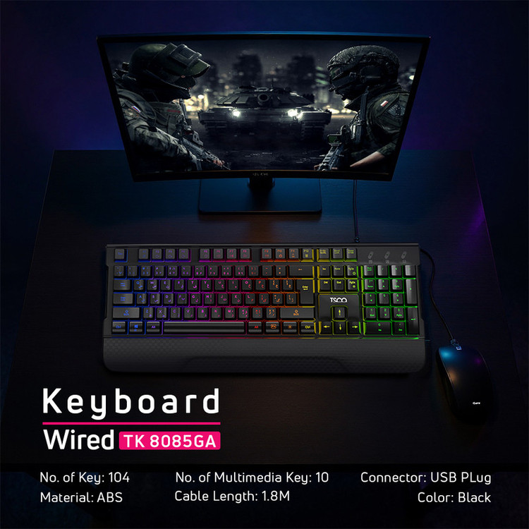 کیبورد تسکو مدل TK 8085GA