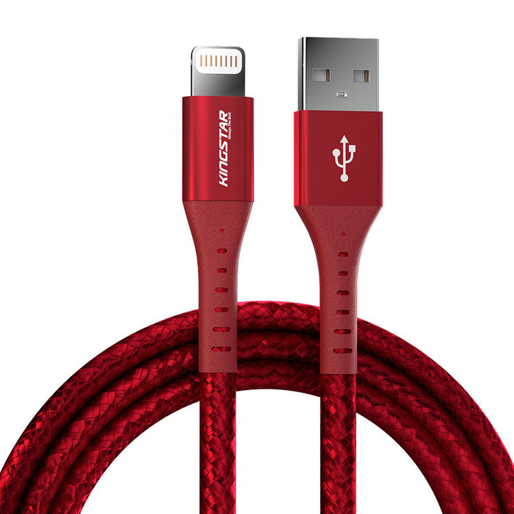 کابل تبدیل USB به لایتنینگ کینگ استار مدل K125i طول 1.2 متر