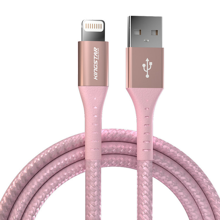 کابل تبدیل USB به لایتنینگ کینگ استار مدل K125i طول 1.2 متر